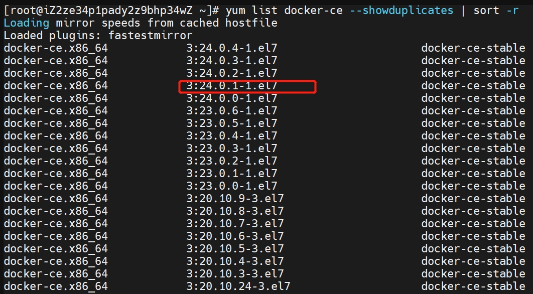 Centos安装指定docker版本和docker-compose