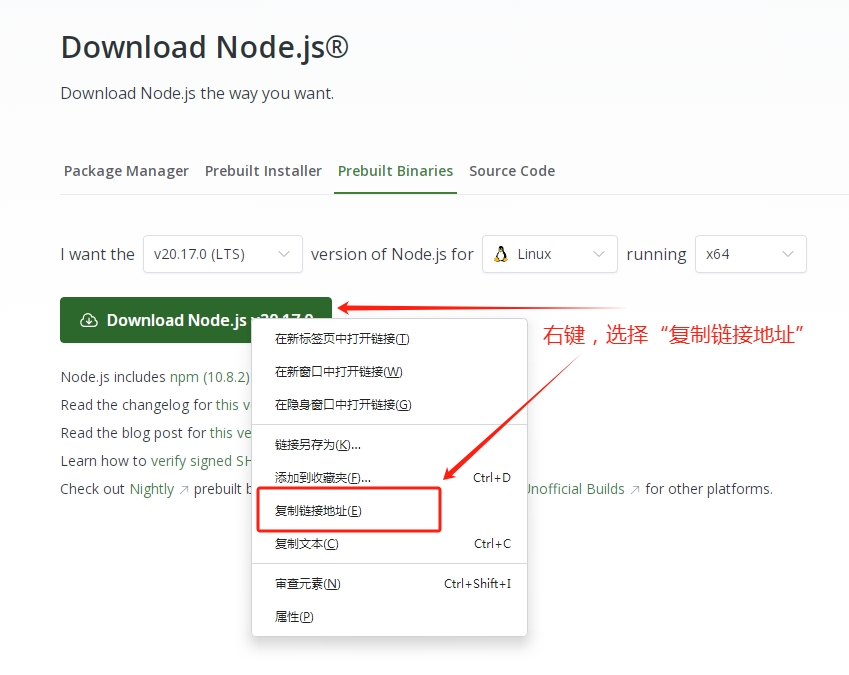 centos npm 安装nodejs